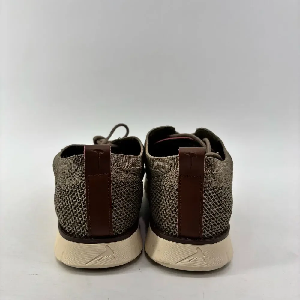 Speed Mate Men's Size 10 Sneakers Comfort Tan Lace Up Shoes